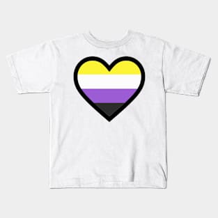 heart - non-binary Kids T-Shirt